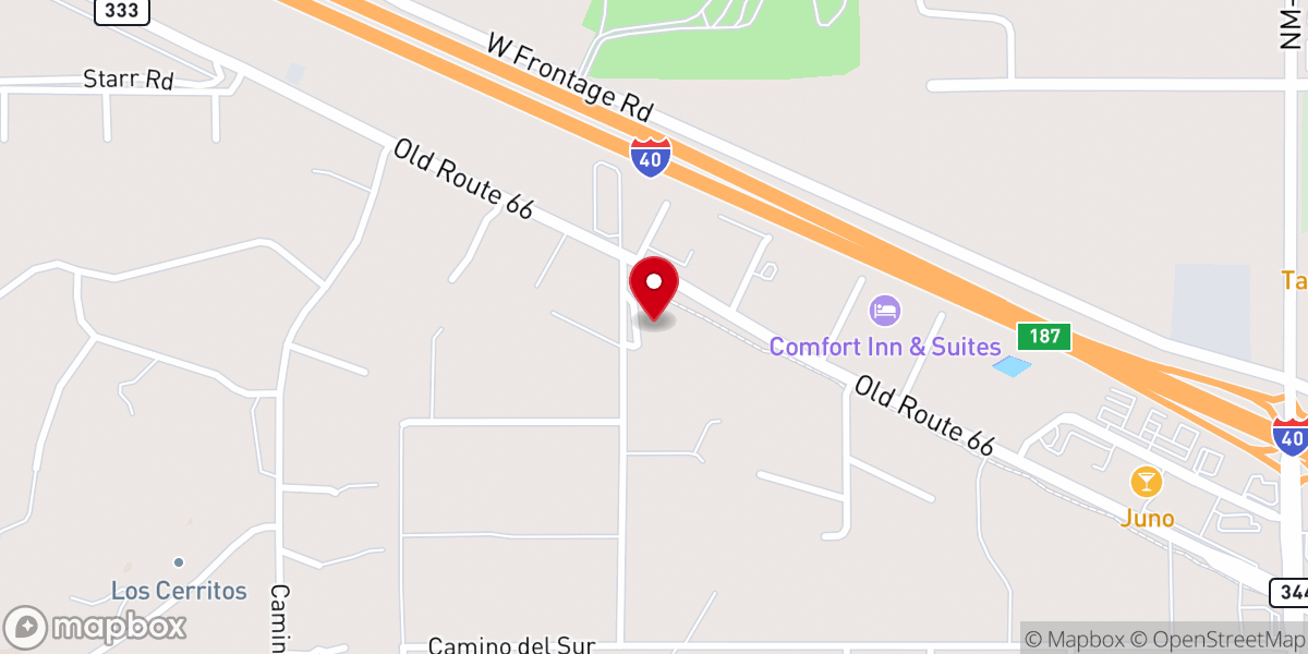 Map showing location of Good Shepherd Lutheran Church