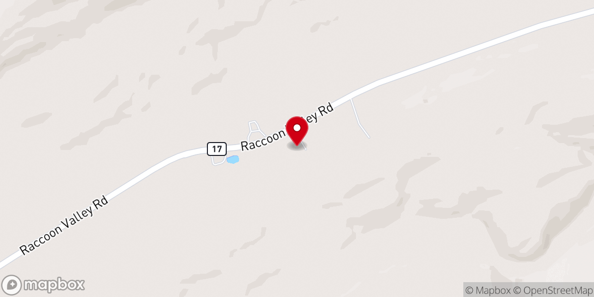 Map showing location of Millerstown Mennonite Church