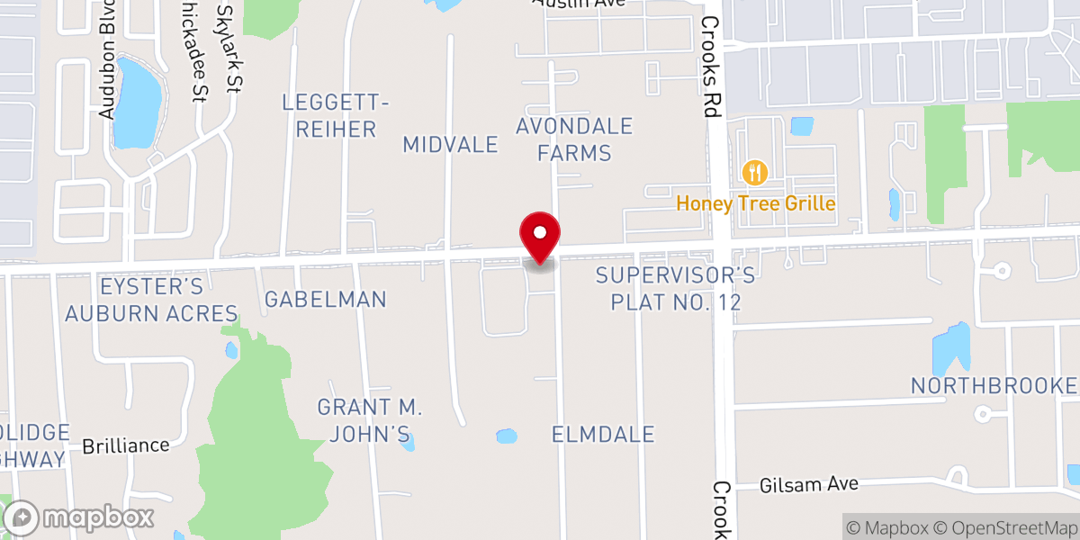 Map showing location of Holy Redeemer