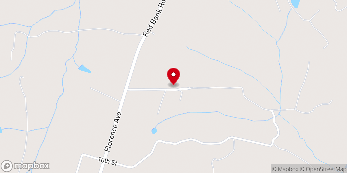 Map showing location of First Baptist Church Virgilina