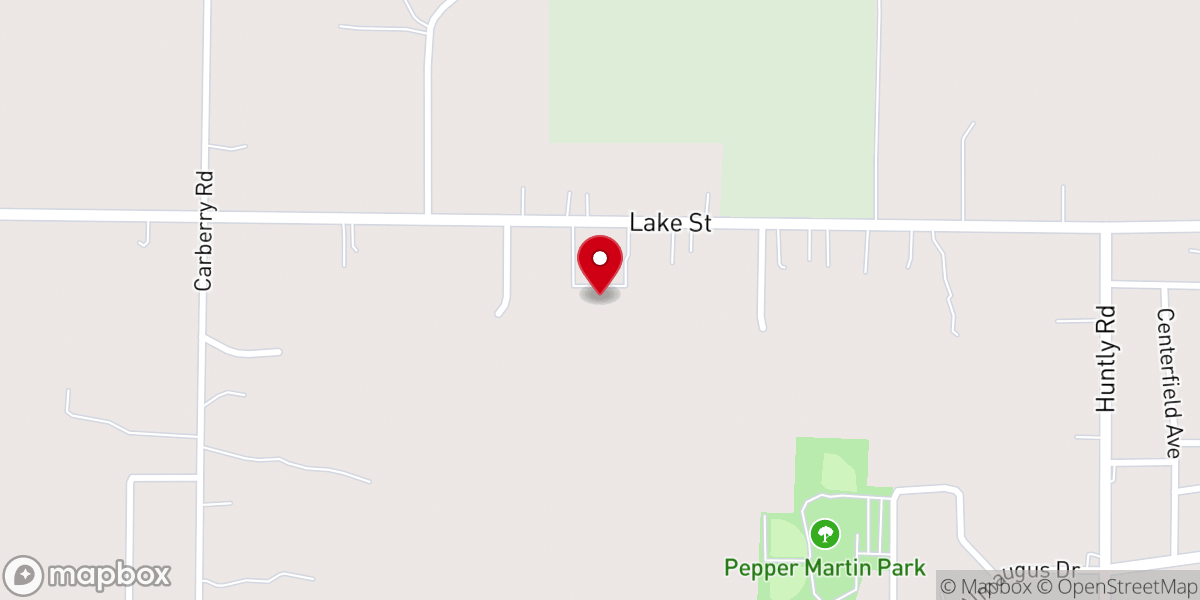 Map showing location of Hope Community Church
