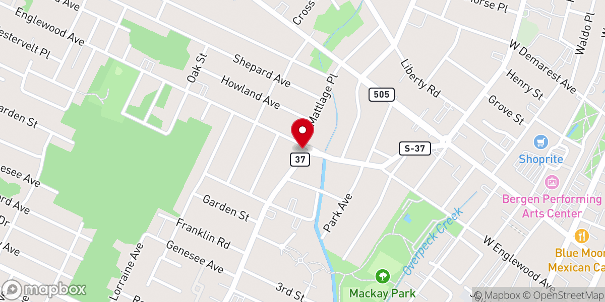 Map showing location of Iglesia Cristiana La Luz De La Vida