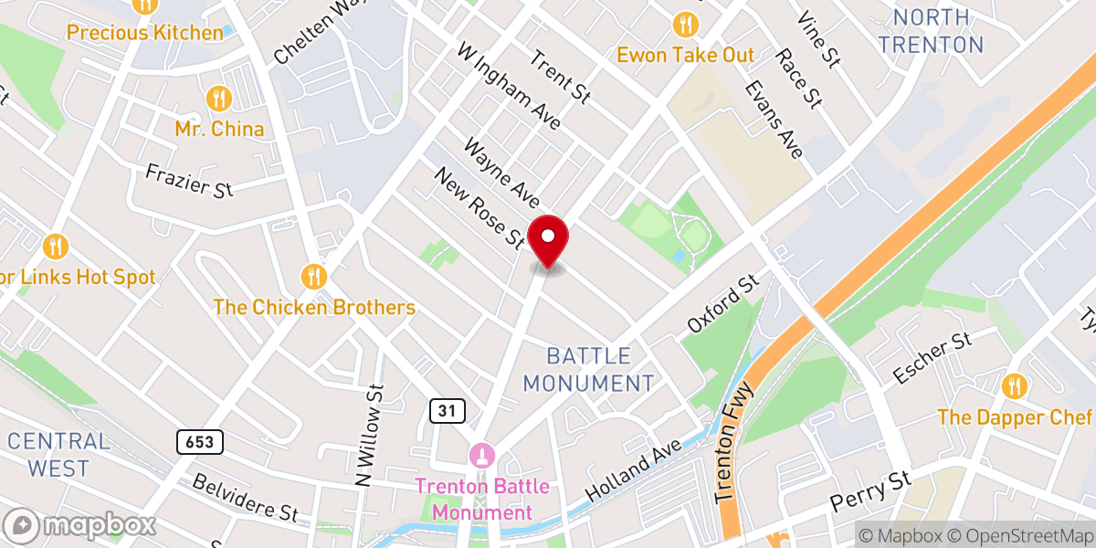 Map showing location of Nagher Samaj of North America