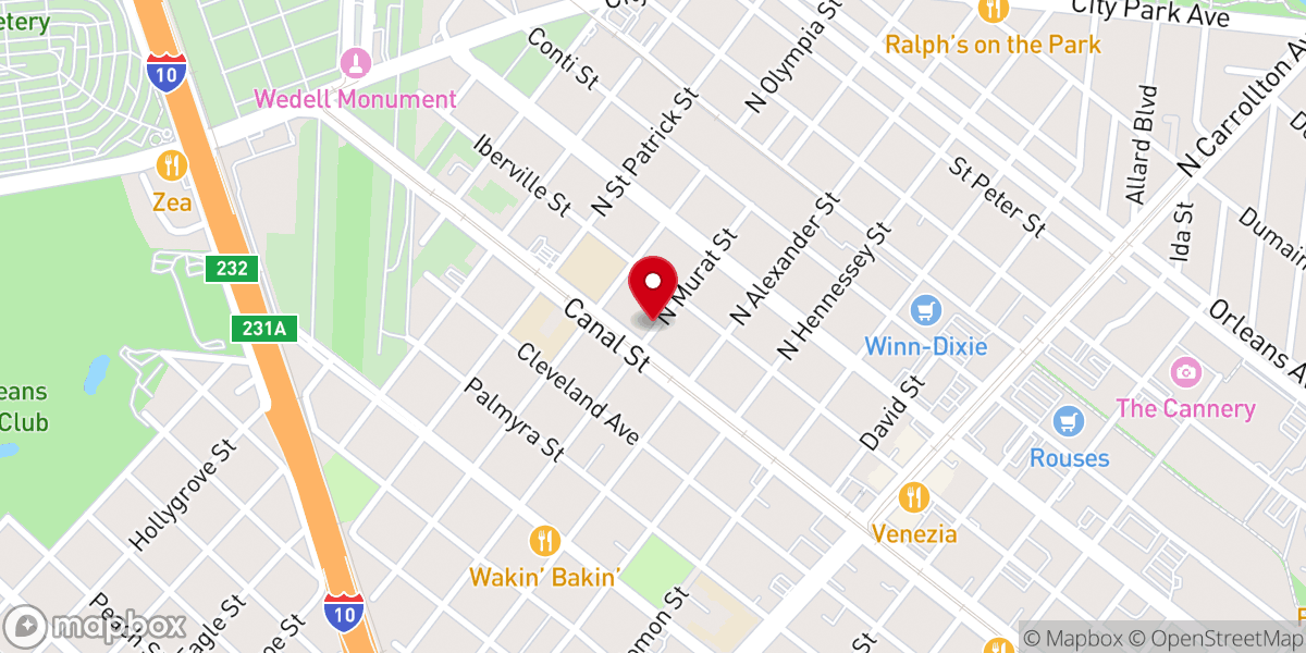 Map showing location of First Trinity Evangelical United Church of Christ