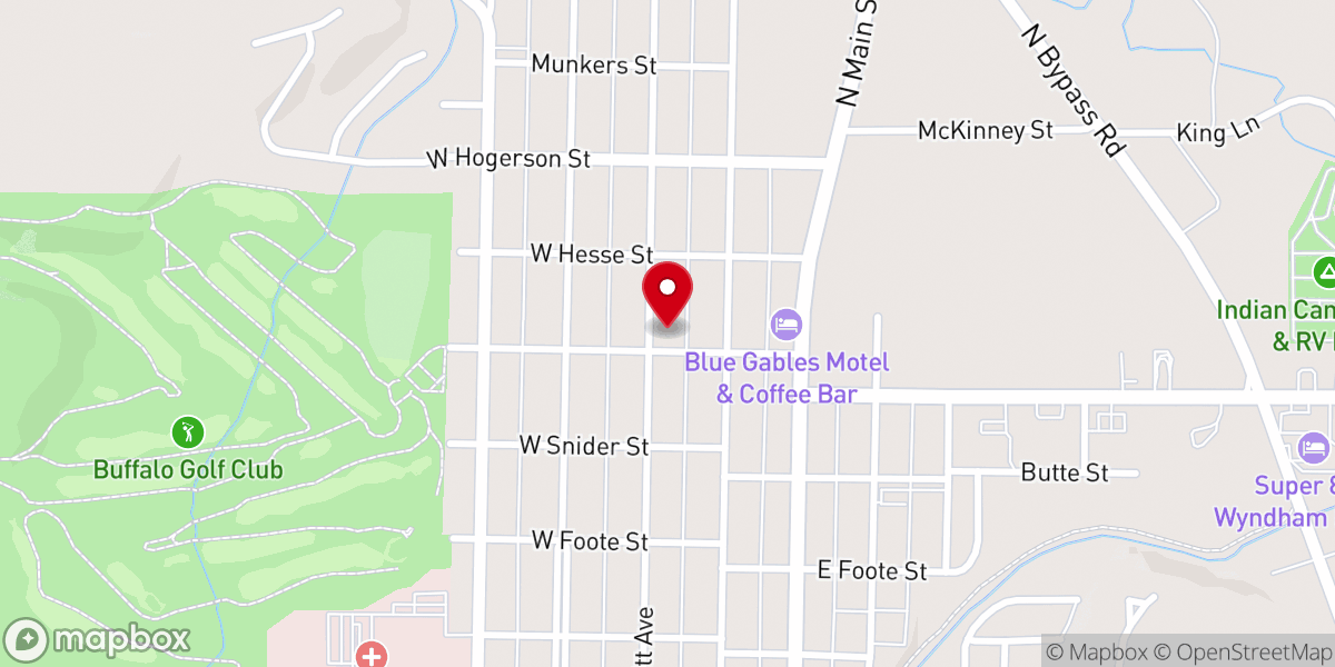 Map showing location of St Luke's Lutheran Church