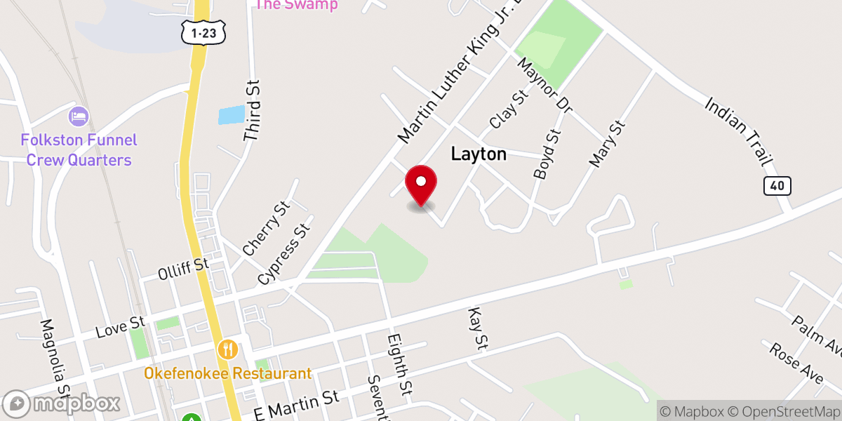 Map showing location of THE ORIGINAL HOLINESS CHURCH