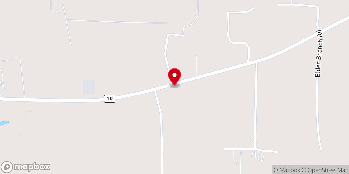 Map showing location of Pleasant Hill Free Will Baptist
