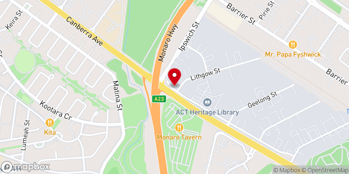 Map showing location of Vision Church