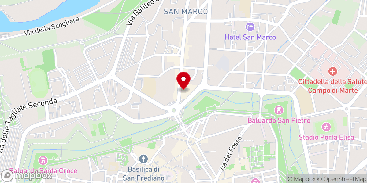 Map showing location of Chiesa Apostolica Lucca "The Lux Church"