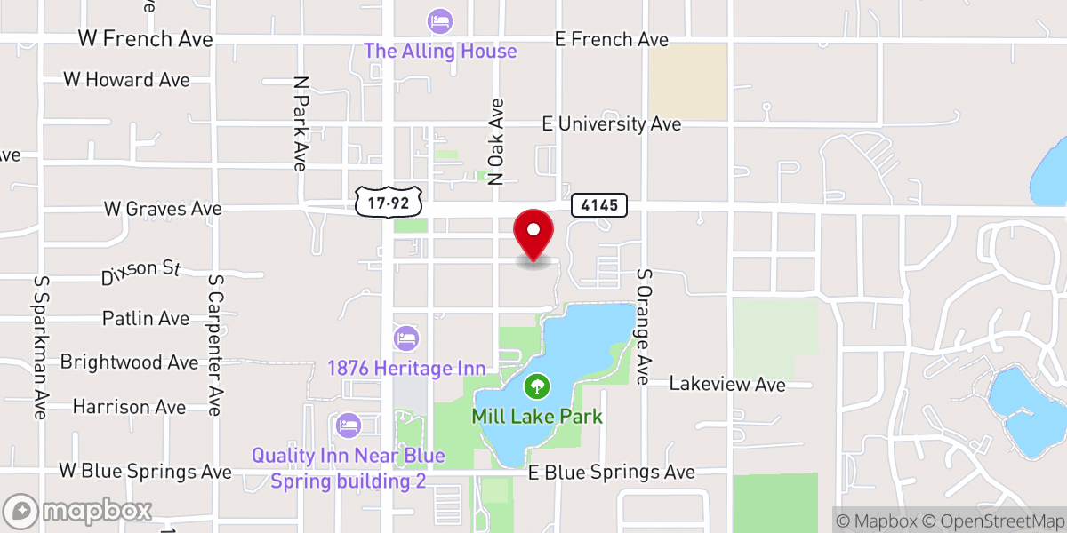 Map showing location of Mount Berrain Church