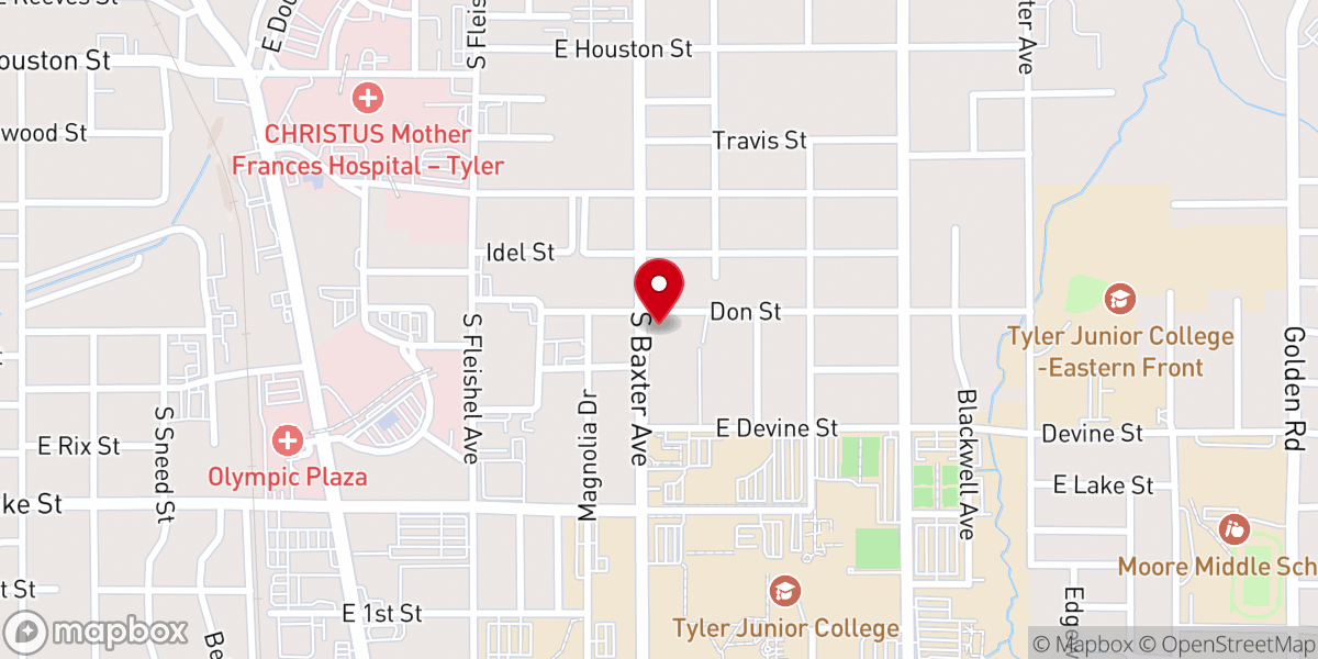 Map showing location of In Courage Encourage