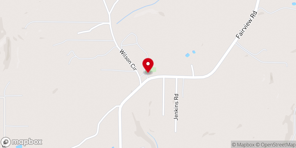 Map showing location of Druid Hills Baptist Church