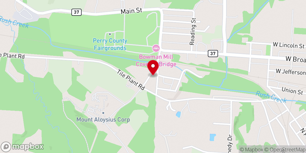 Map showing location of Community Holiness Church