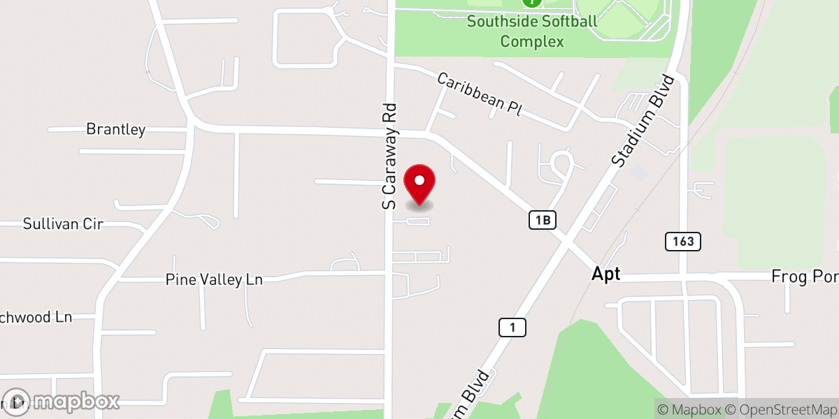 Map showing location of Prairie Church