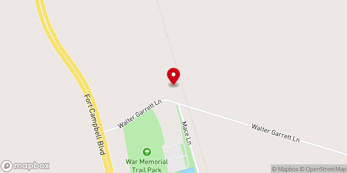 Map showing location of Clarksville Korean Church - 클락스빌 한인교회 그리스도연합감리교회