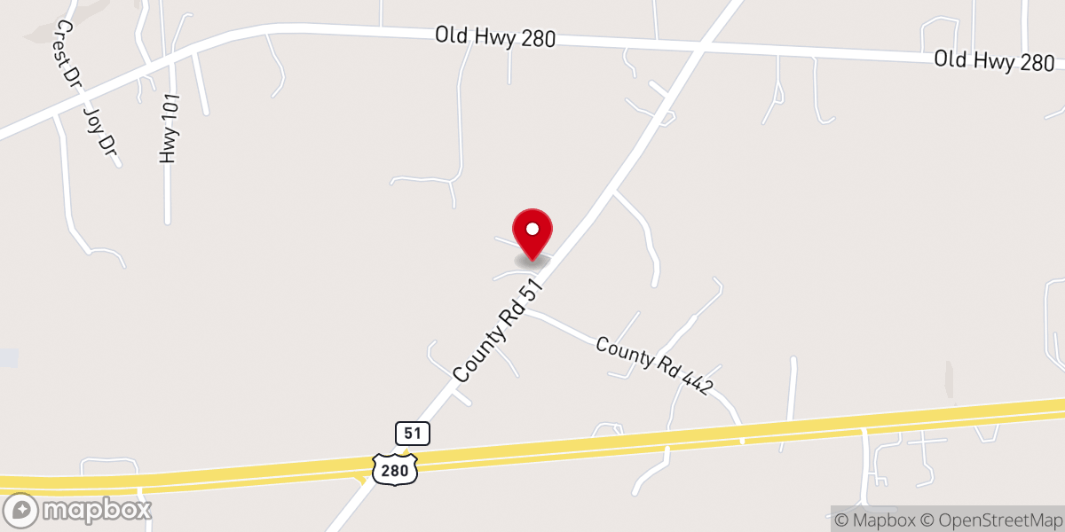 Map showing location of Westover Church
