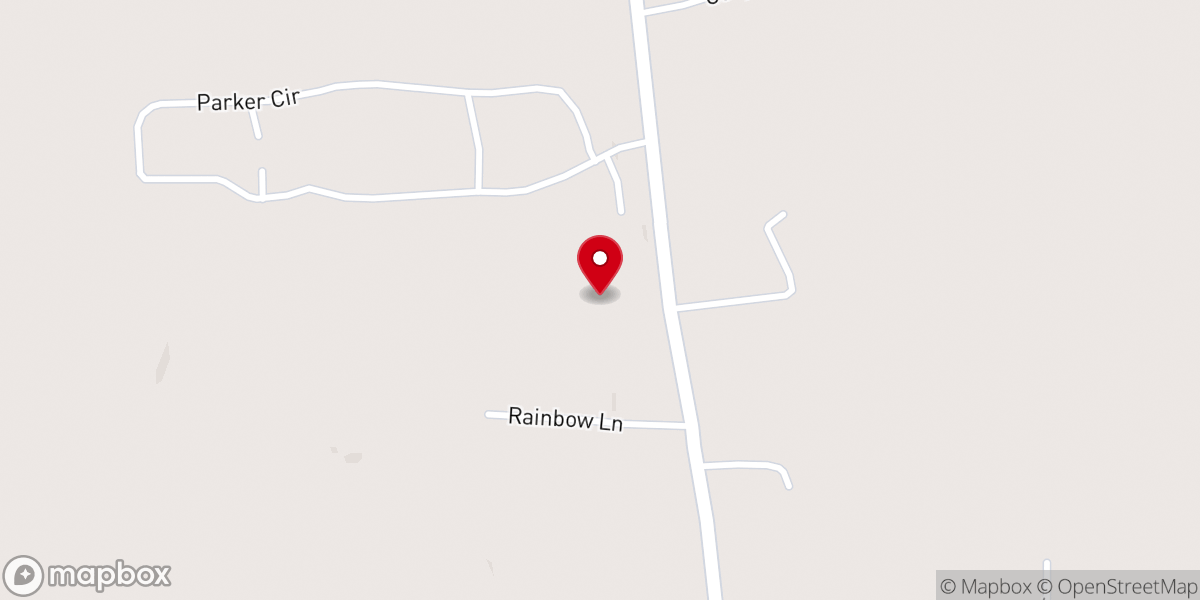Map showing location of Pine Grove Baptist Church