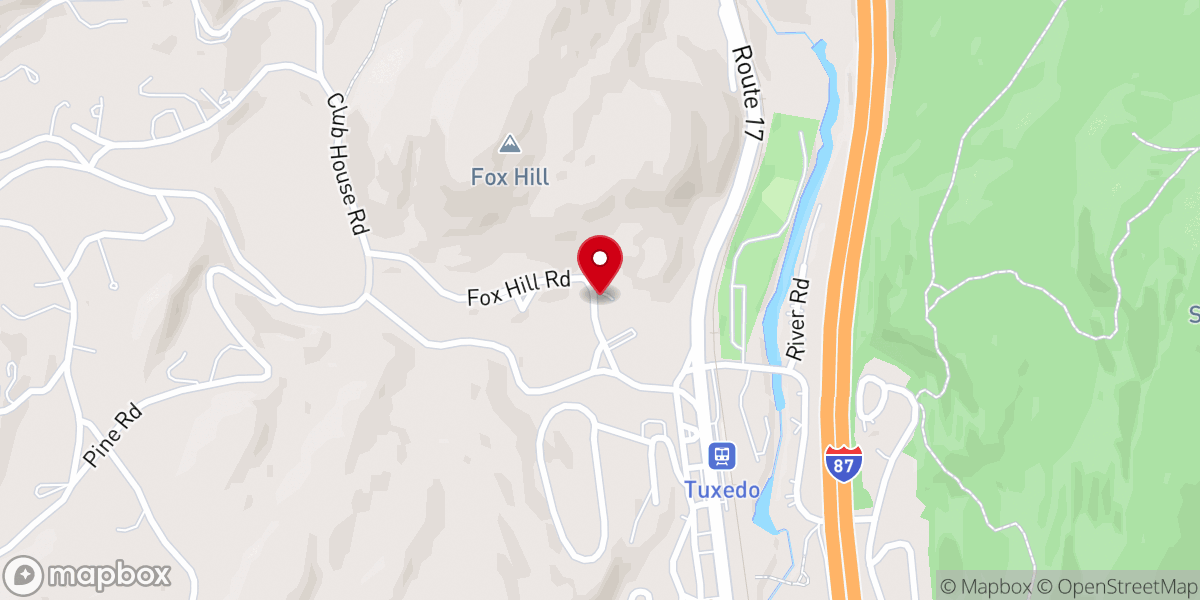 Map showing location of St. Mary's Rectory