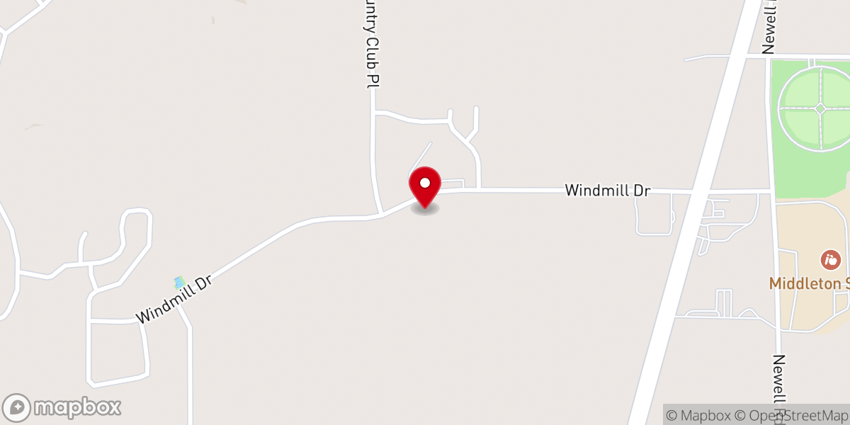 Map showing location of New Beginning Christian Fellowship