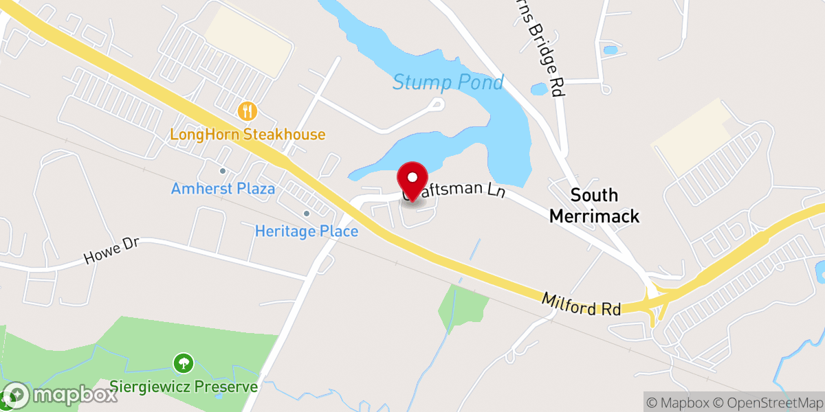 Map showing location of St. Paul's Lutheran Church