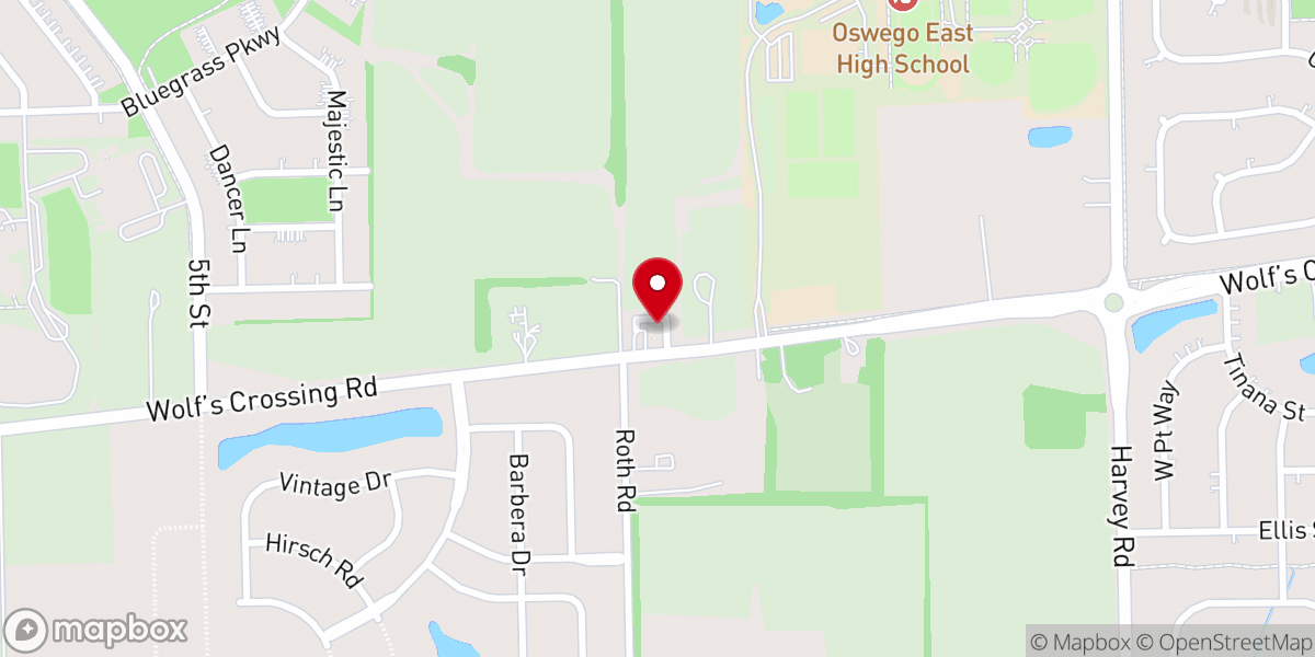 Map showing location of Wellspring United Methodist Church