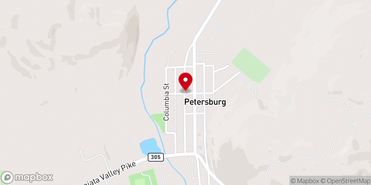 Map showing location of Celebration House of Prayer