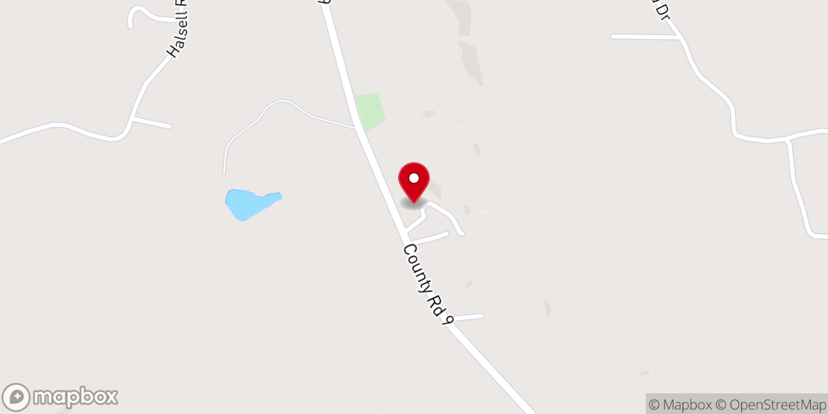 Map showing location of Fairfield Christian Methodist Episcopal Church