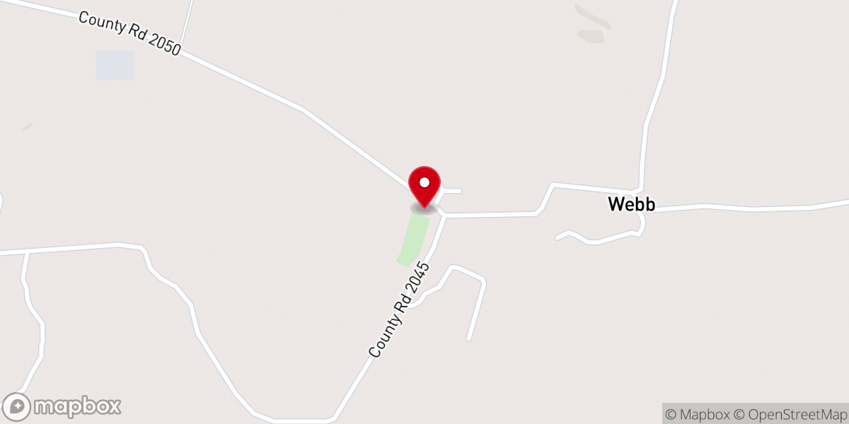 Map showing location of St Johns Baptist Church