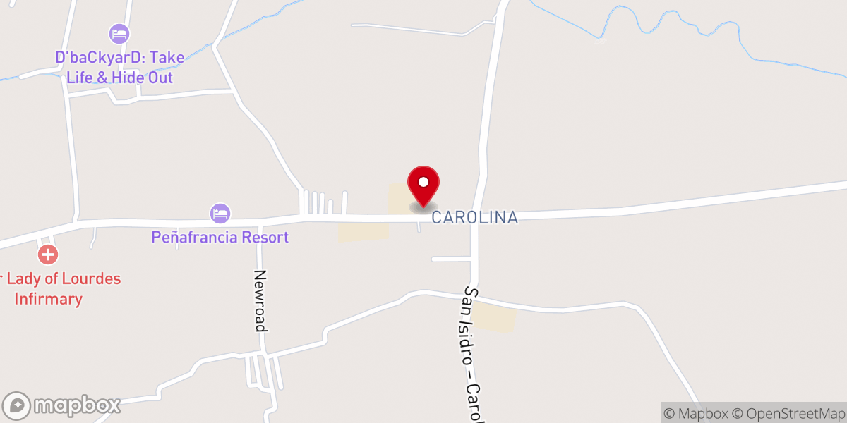 Map showing location of Our Lady of Mount Carmel Parish Church - Carolina, Naga City, Camarines Sur (Archdiocese of Caceres)