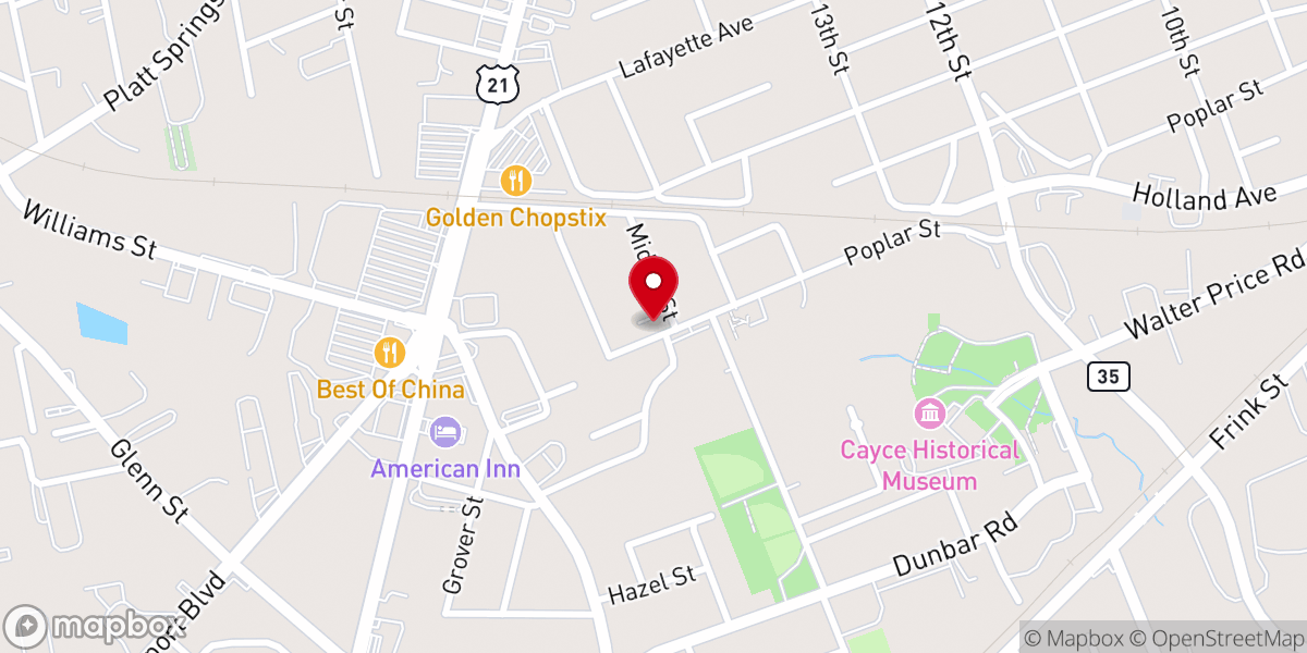 Map showing location of Calvary Holiness Church of God