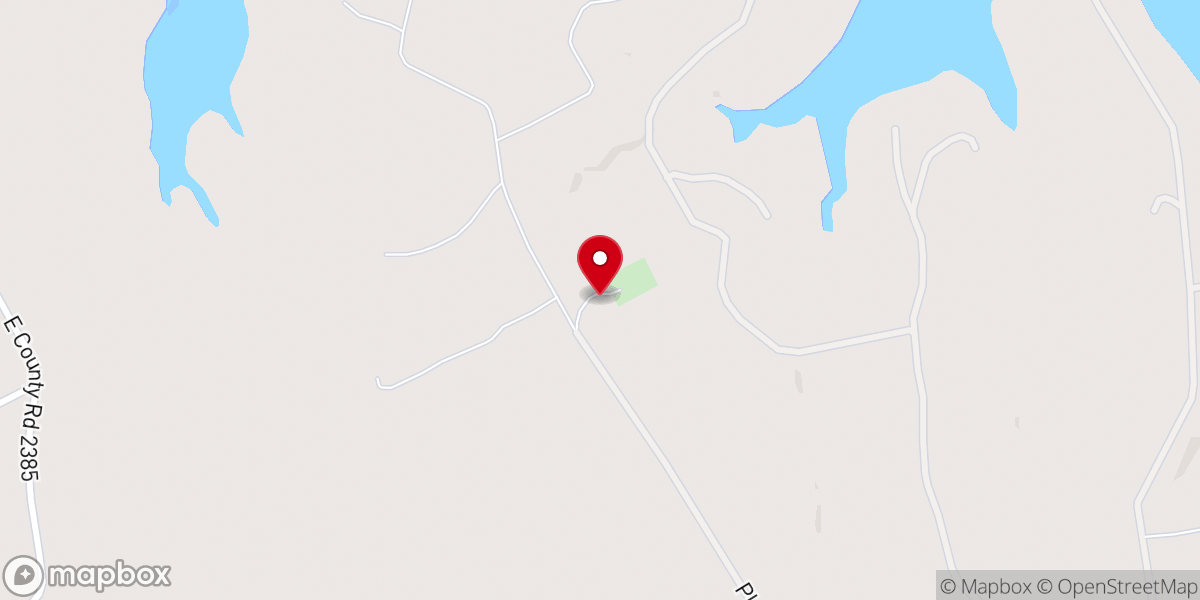 Map showing location of Pleasant Hill Church