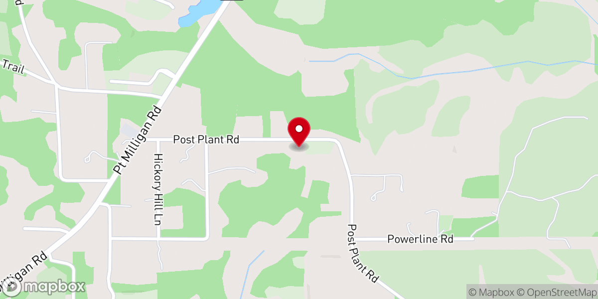 Map showing location of St Matthew Primitive Baptist Church