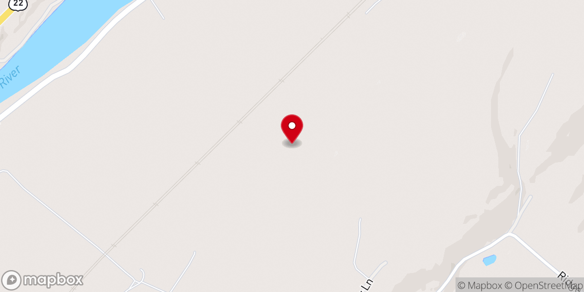 Map showing location of Penn Valley Christian Retreat