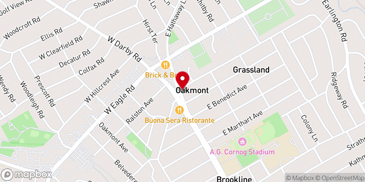 Map showing location of The Crossbar