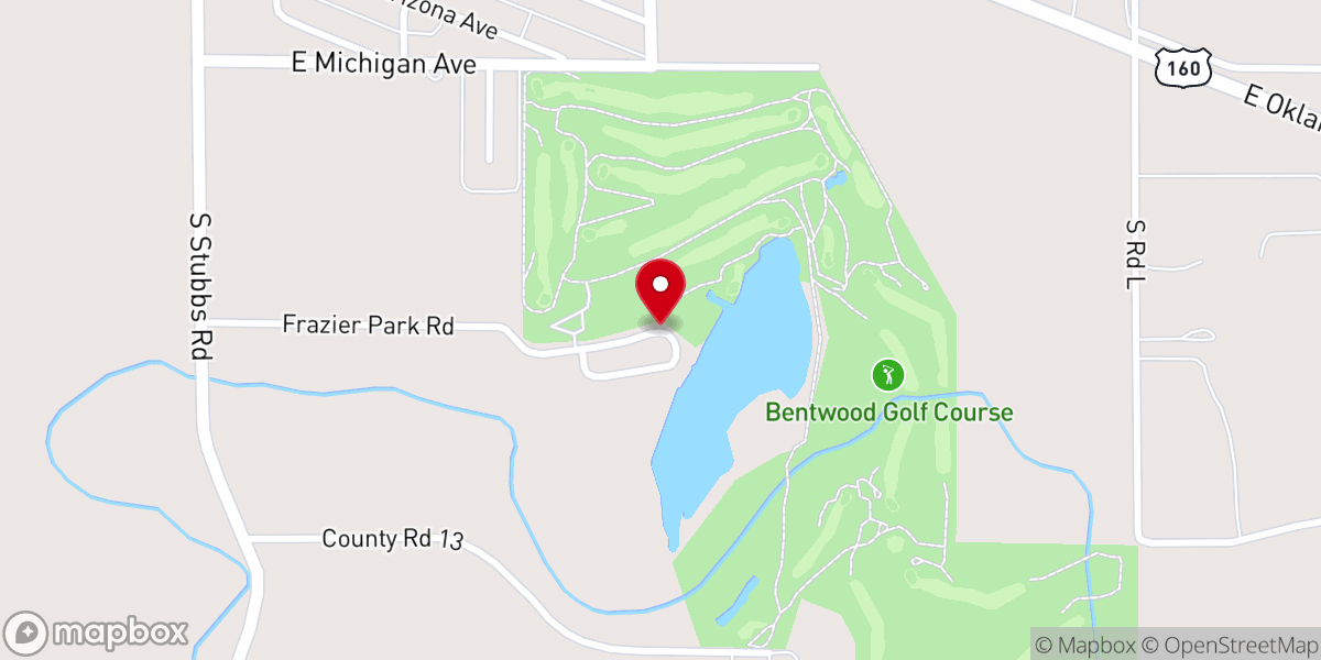 Map showing location of Frazier Park