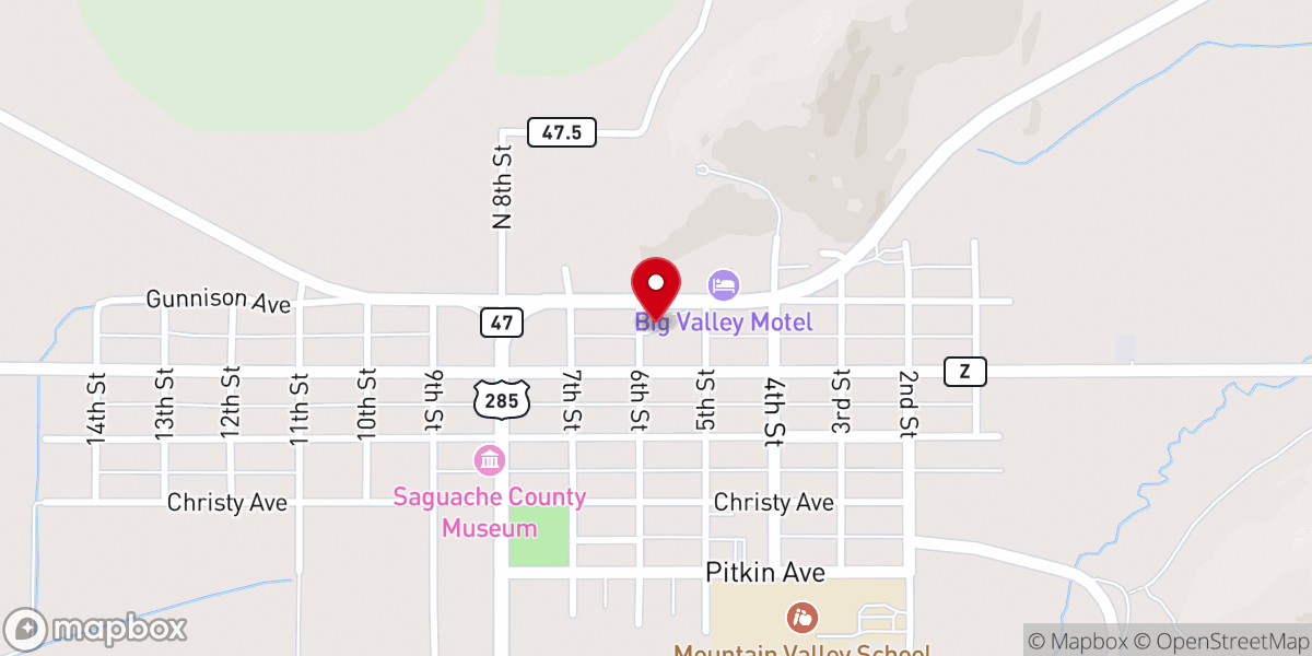 Map showing location of Saint Agnes Catholic Church Mission