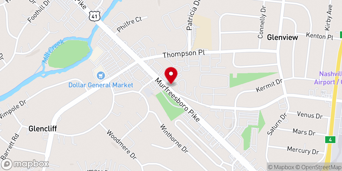 Map showing location of New Purpose Ministries Inc