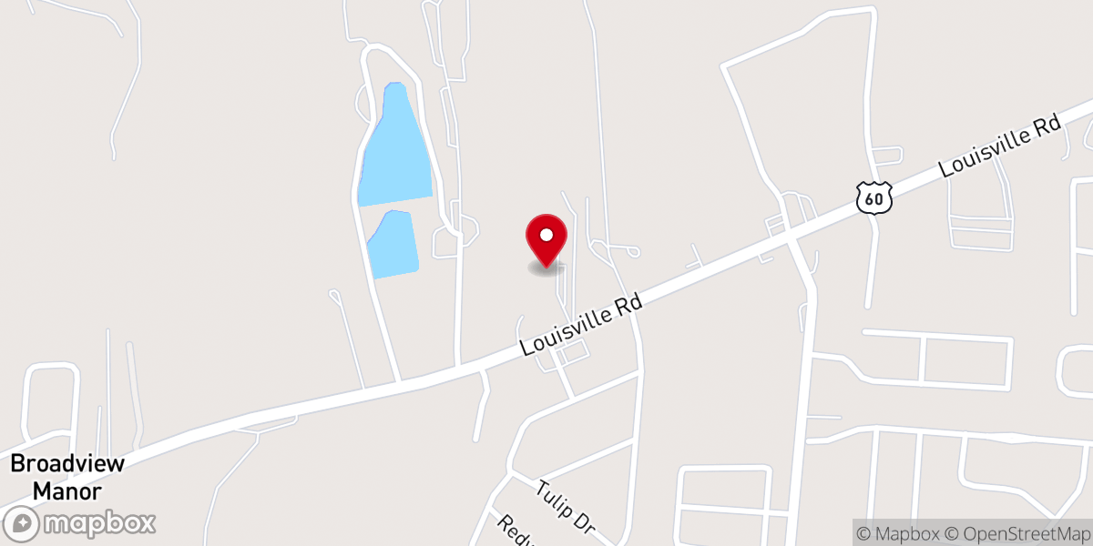 Map showing location of St Paul United Methodist Church