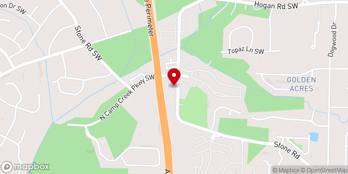 Map showing location of Life Baptist Church of Henry County Inc