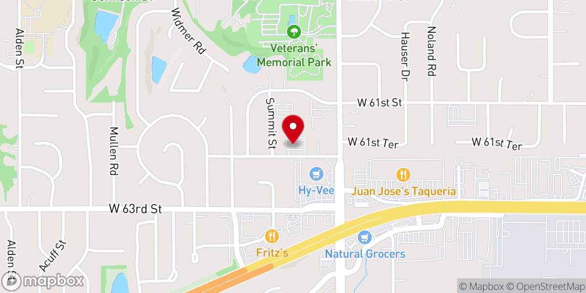 Map showing location of El-Shaddai International Ethiopian Church