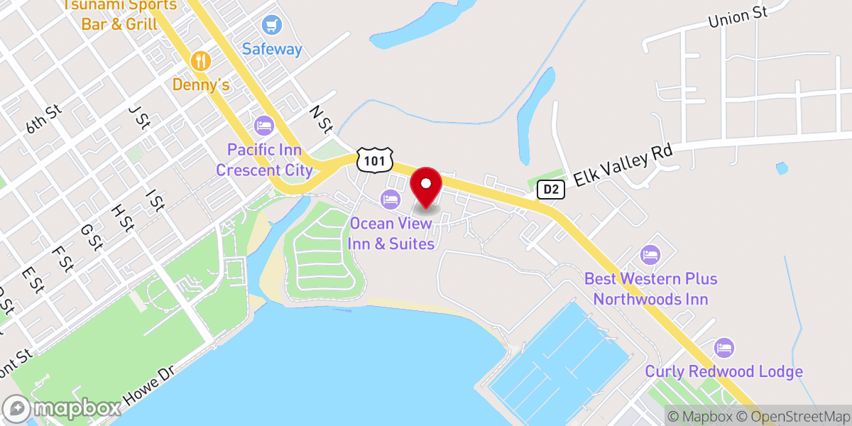 Map showing location of Ocean World