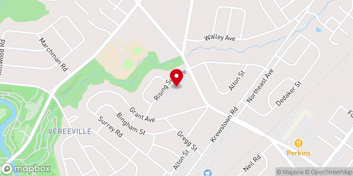 Map showing location of Chapel Manor