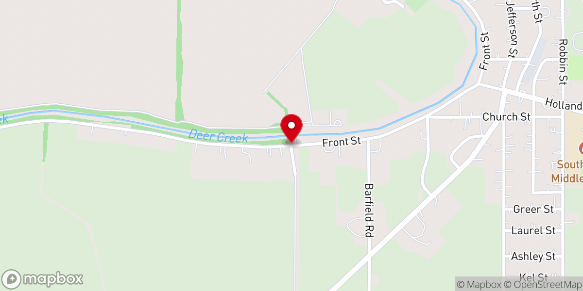 Map showing location of Union Chapel MB Church