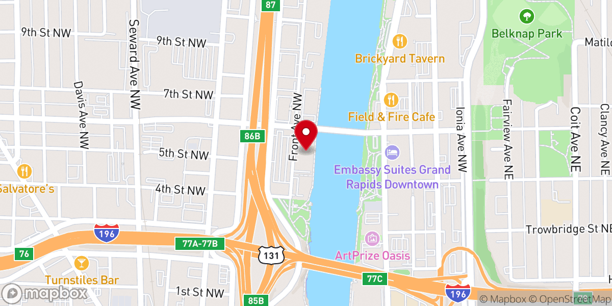 Map showing location of Forgotten Seniors Ministry Inc