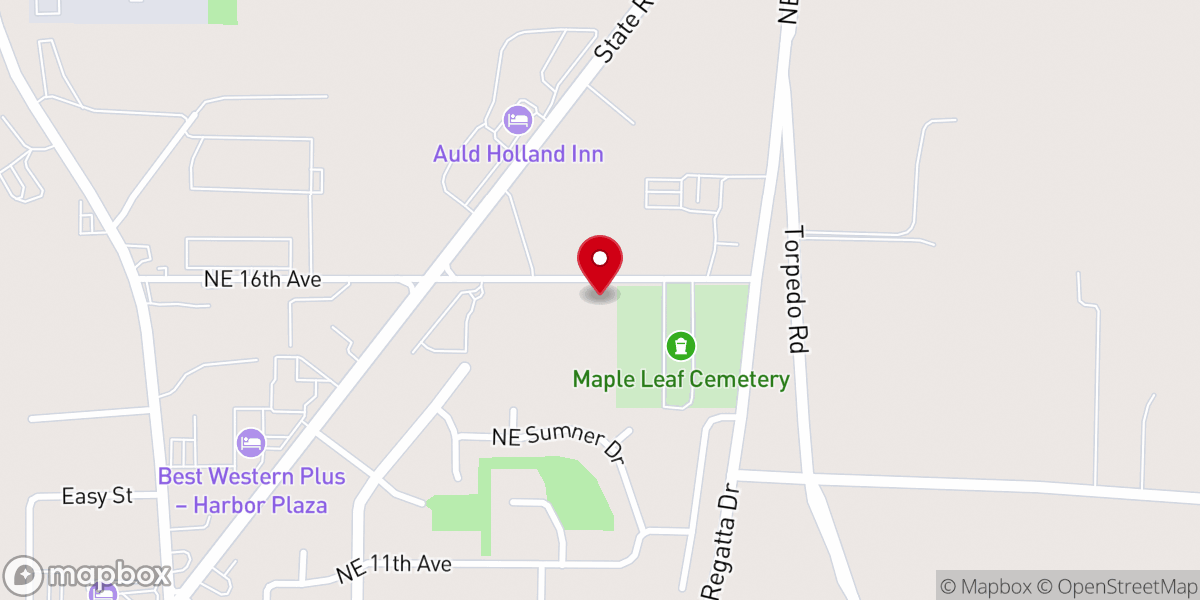 Map showing location of Sovereign Grace Orthodox Presbyterian Church