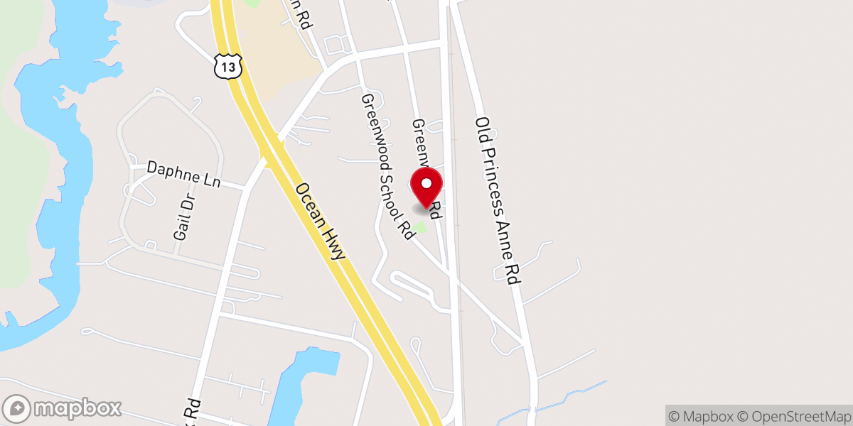 Map showing location of Mt Hope A.M.E. Zion Church