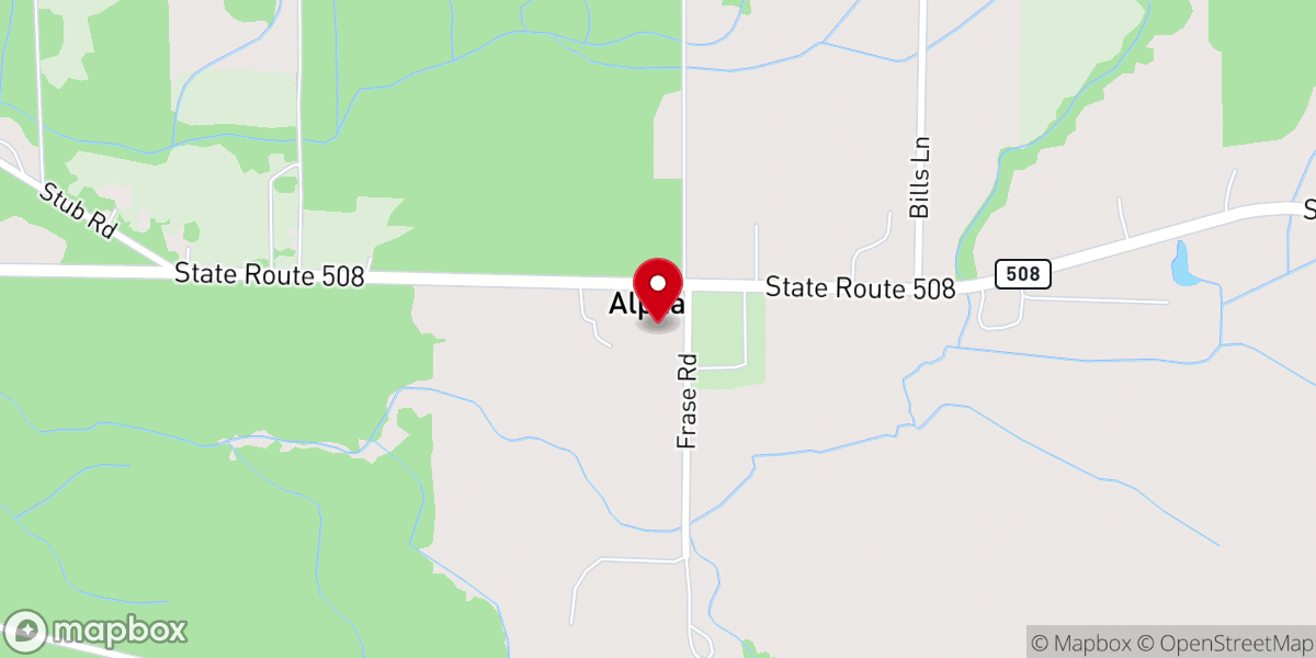 Map showing location of Shoestring Valley Community