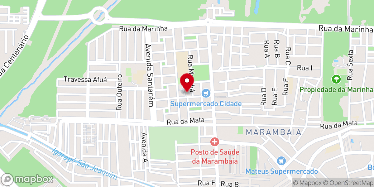 Map showing location of Paróquia de Jesus Ressuscitado