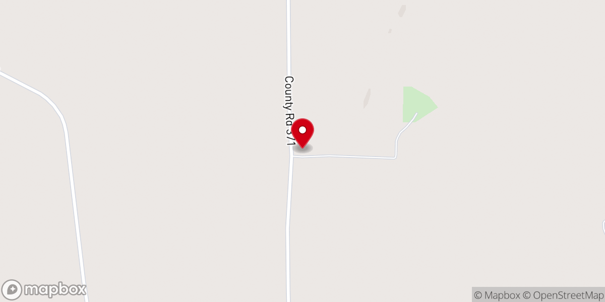 Map showing location of Siloam Church