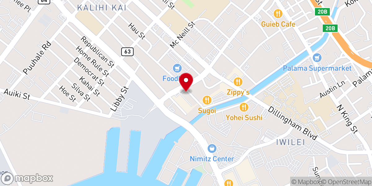 Map showing location of Metro Christian Church